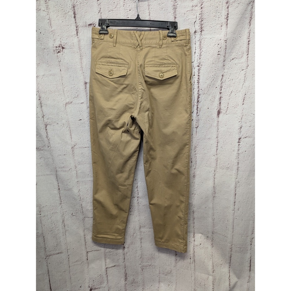 Alex Mill Cotton Straight Leg Pants Women's Size 4 Tan Utility - Picture 2 of 11